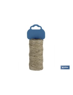 BOBINA HILO YUTE Nº2 1,5MM 100G NATURAL