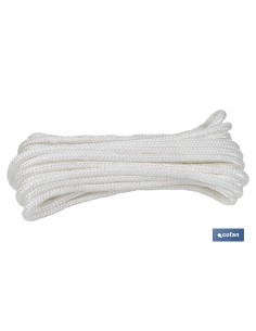MADEJA CORDÓN POLIÉSTER REFORZADO 5 MM 5 M BLANCO 2