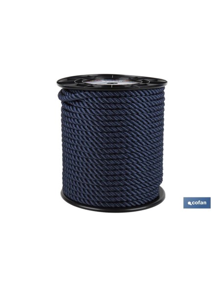 CARRETE CABO DE AMARRE 14 MM 100 M NAVY