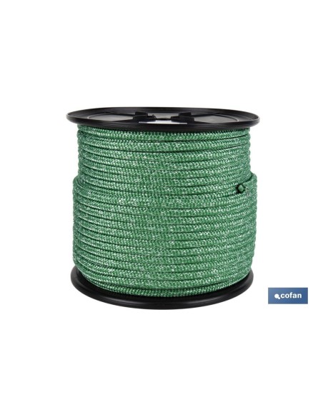 CARRETE DRIZA NÁUTICA 14 MM 100 M VERDE