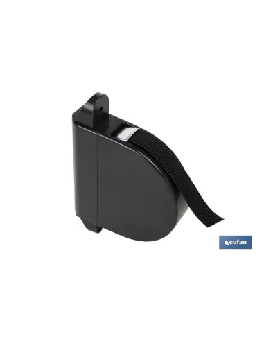RECOGEDOR ABATIBLE PERSIANA NEGRO 6MX14 MM