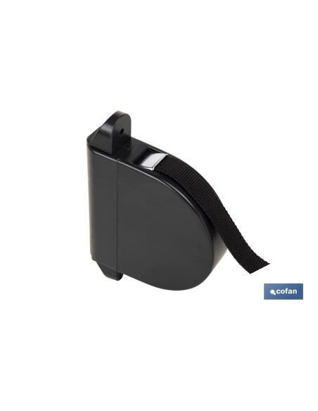 RECOGEDOR ABATIBLE PERSIANA NEGRO 6MX14 MM