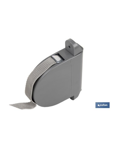 RECOGEDOR ABATIBLE PERSIANA GRIS 6MX18 MM