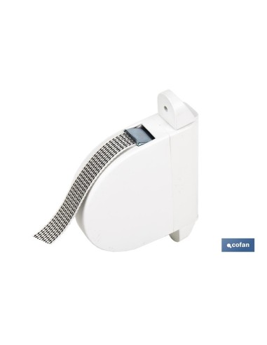 RECOGEDOR ABATIBLE PERSIANA MARRÓN 6MX20 MM