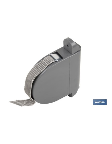 RECOGEDOR ABATIBLE PERSIANA GRIS 6MX20 MM