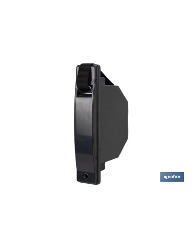 RECOGEDOR CINTA PERSIANA COMPACTO NEGRO 20 MM