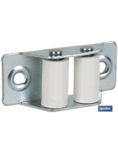 PASACINTAS METÁLICO CON RODILLO DE NYLON 21X50 MM
