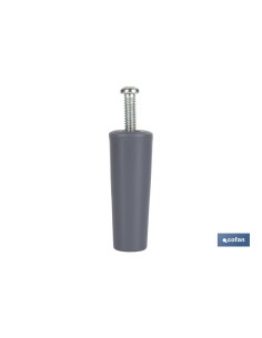 TOPE PERSIANA 60 MM GRIS CON TORNILLO M-6