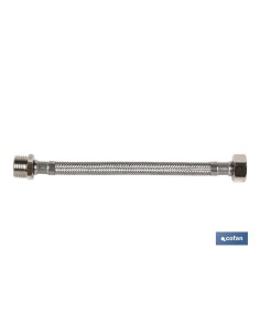 CONEXIÓN FLEXIBLE INOX M3/8- H3/8 20 CM.