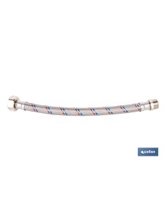 CONEXIÓN FLEXIBLE INOX PARA TERMO M1/2 - H3/4 30 CM. 2