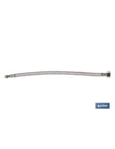 CONEXIÓN FLEXIBLE INOX M10x1 - H3/8 35 CM.