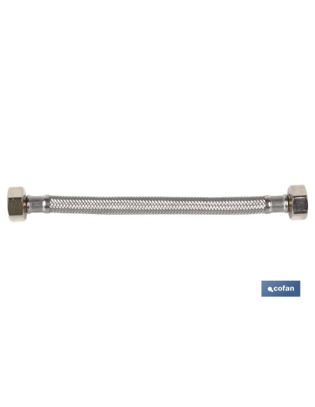 CONEXIÓN FLEXIBLE INOX H3/8- H3/8 40 CM.