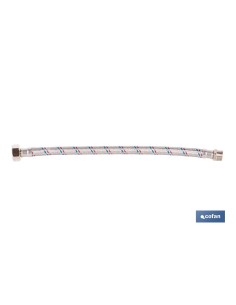 CONEXIÓN FLEXIBLE INOX PARA TERMO M1/2 - H3/4 40 CM.