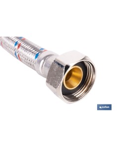 CONEXIÓN FLEXIBLE INOX PARA TERMO M1/2 - H3/4 50 CM. 2