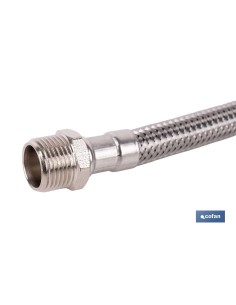 CONEXIÓN FLEXIBLE INOX. M3/8- H3/8 50 CM 2