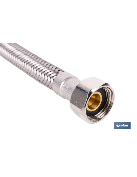 CONEXIÓN FLEXIBLE INOX. M3/8- H3/8 50 CM