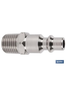 CONECTOR AIRE ROSCA MACHO 1/4