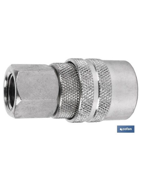 ENCHUFE RAPIDO ROSCA HEMBRA 3/8''