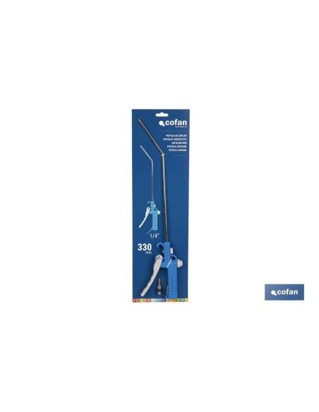 PISTOLA SOPLAR PLASTICO LARGA 330MM