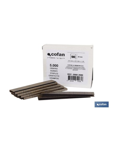 CAJA DE GRAPAS 90/20mm (5.000 PCS)