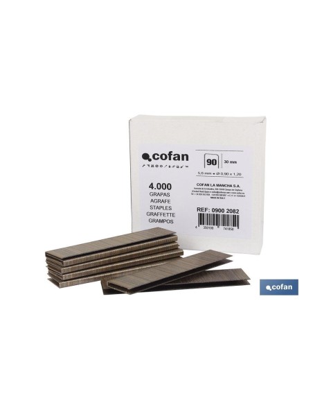 CAJA DE GRAPAS 90/30mm (5.000 PCS)