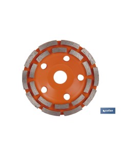 CORONA DOBLE PISTA MAMPOSTERIA 100mm - H22,2