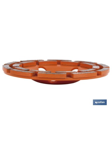 CORONA DOBLE PISTA MAMPOSTERIA 125mm - H22,2