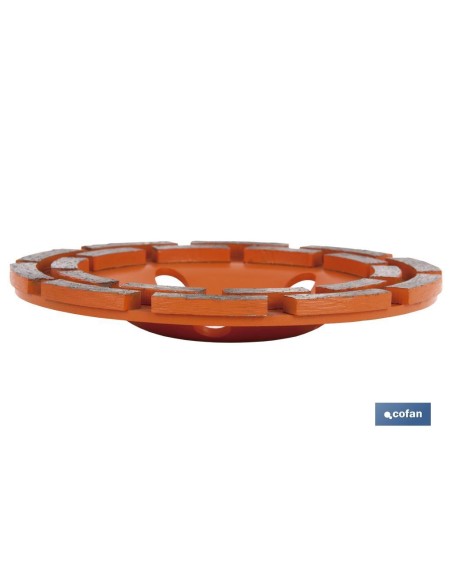 CORONA DOBLE PISTA MAMPOSTERIA 125mm - H22,2