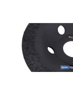 PLATO RECTIFICADOR CARBURO DE TUNGSTENO MULTIMATERIALES Ø115 X 22,23 GRANO MEDIO 2