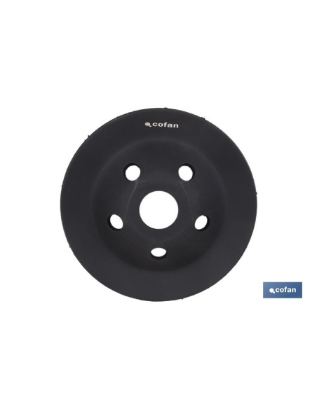 PLATO RECTIFICADOR CARBURO DE TUNGSTENO MULTIMATERIALES Ø115 X 22,23 GRANO MEDIO