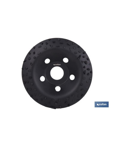 PLATO RECTIFICADOR CARBURO DE TUNGSTENO MULTIMATERIALES Ø115 X 22,23 GRANO GRUESO