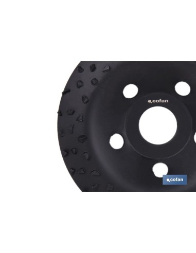 PLATO RECTIFICADOR CARBURO DE TUNGSTENO MULTIMATERIALES Ø115 X 22,23 GRANO GRUESO
