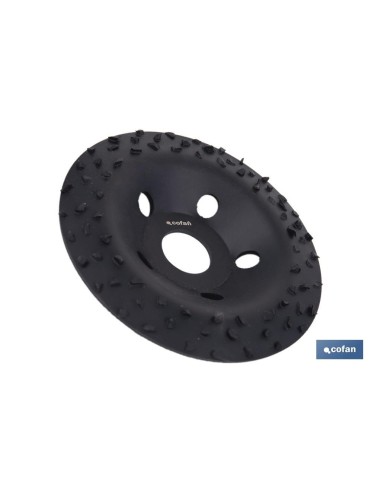 PLATO RECTIFICADOR CARBURO DE TUNGSTENO MULTIMATERIALES Ø115 X 22,23 GRANO GRUESO