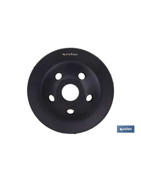 PLATO RECTIFICADOR CARBURO DE TUNGSTENO MULTIMATERIALES Ø115 X 22,23 GRANO GRUESO