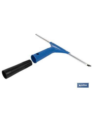 LIMPIACRISTALES METAL Y ABS 27 CM CON ADAPTADOR