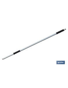 BARRA METAL CEPILLO LAVACOCHES+ENCHUFE RÁPIDO 90cm.