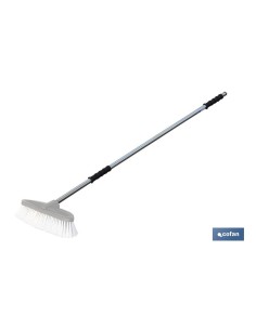BARRA METAL CEPILLO LAVACOCHES+ENCHUFE RÁPIDO 90cm. 2