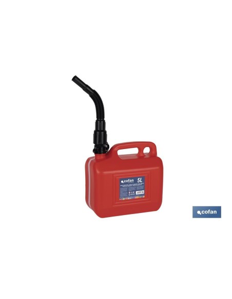 BIDÓN DE COMBUSTIBLE 5 L VENTA UNITARIA