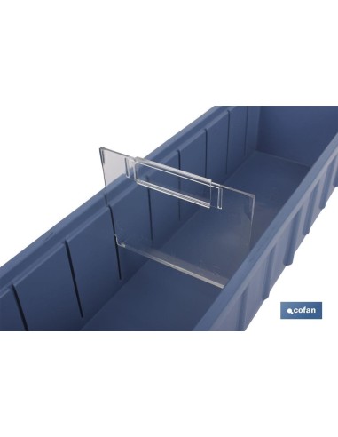 SEPARADOR TRANSVERSAL PLASTICO P/GAVETA