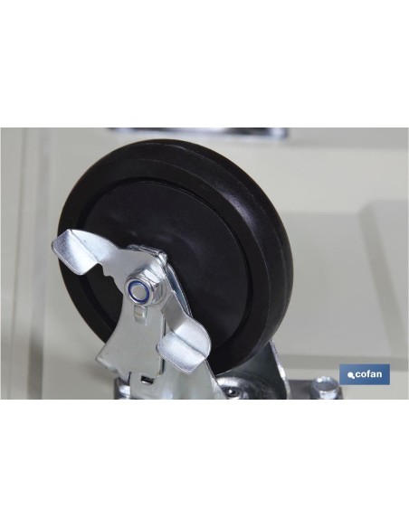 CARRO PLATAFORMA PLEGABLE ACERO 915x615x860 MM