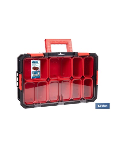 CAJA DE HERRAMIENTAS MODULAR CON ORGANIZADORES