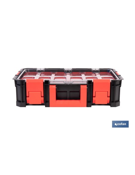 CAJA DE HERRAMIENTAS MODULAR CON ORGANIZADORES