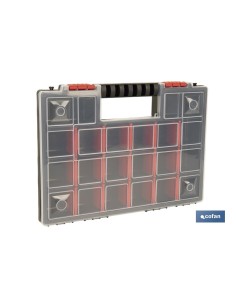 ESTUCHE ORGANIZADOR 20 COMPARTIMENTOS 344 X 249 X 50 MM