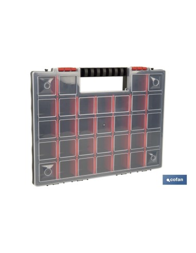 ESTUCHE ORGANIZADOR 32 COMPARTIMENTOS 399 X 303 X 50 MM