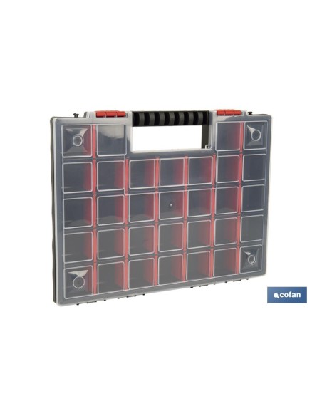 ESTUCHE ORGANIZADOR 32 COMPARTIMENTOS 399 X 303 X 50 MM