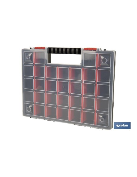 ESTUCHE ORGANIZADOR 32 COMPARTIMENTOS 399 X 303 X 50 MM
