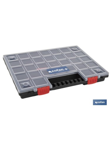 ESTUCHE ORGANIZADOR 32 COMPARTIMENTOS 399 X 303 X 50 MM
