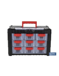 ARMARIO 9 GAVETAS 400 X 200 X 260 MM 2