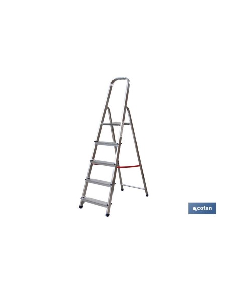 ESCALERA ALUMINIO 2 PELDAÑOS Y 0,41 M ALTURA ÚTIL