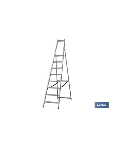 ESCALERA ALUMINIO SOLDADA 7 PELDAÑOS - REFORZADA